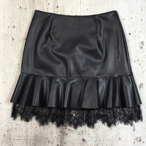 Who What Wear Dresses & Skirts - Who what where faux leather skirt